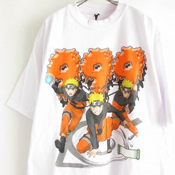Kフォローで割引多数出品中アニメ　ナルト　NARUTO  うちは　イタチ　美品　XL ヴィンテージtシャツ