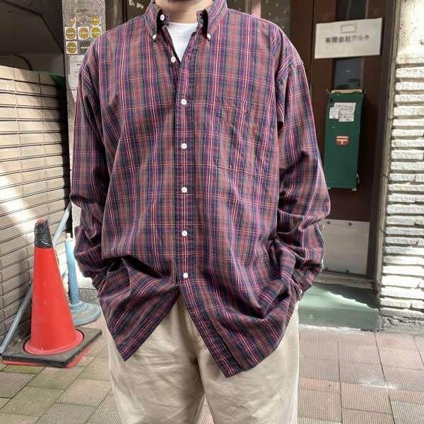 超目玉枠】 90s ラルフローレン BIG SHIRT チェック柄 ビッグシャツ XL 