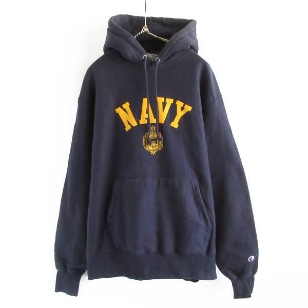 アメリカ企画 Champion リバースウィーブ 米軍 NAVY USNA スウェット