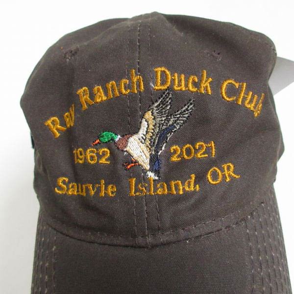 新品 Ray Ranch Duck Club 刺繍入り ワックス コットン キャップ