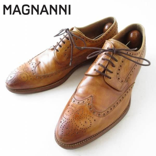 高級品 MAGNANNI ショート ウィングチップ 茶系 8.5M 26.5cm マグナーニ メンズ レザー メンズ 靴 D148 - 札幌  ビンテージ 古着屋 BRIDGE（ブリッジ） ビンテージ古着 通販サイト | オンラインストア