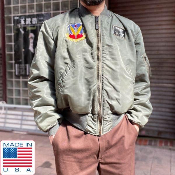 ☆60s縦ステッチ！米軍実物1969契約 USAF MA-1 D/貴重なSサイズ