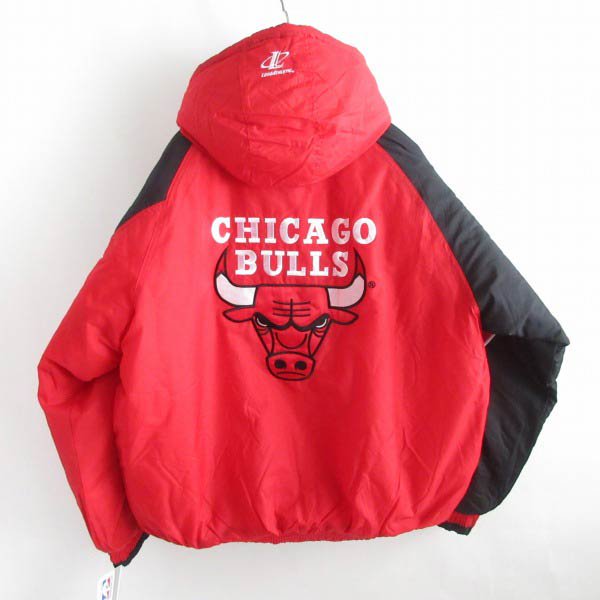 商品番号新品 90s NBA シカゴ ブルズ 中綿 ナイロンジャケット XL