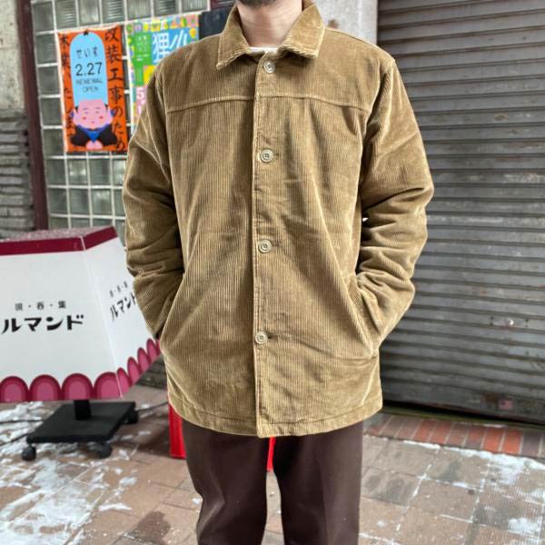 美品 OLD GAP オールド ギャップ コーデュロイ カーコート M ジャケット 茶系 Tバック 00s ビンテージ D149 - 札幌 ビンテージ  古着屋 BRIDGE（ブリッジ） ビンテージ古着 通販サイト | オンラインストア