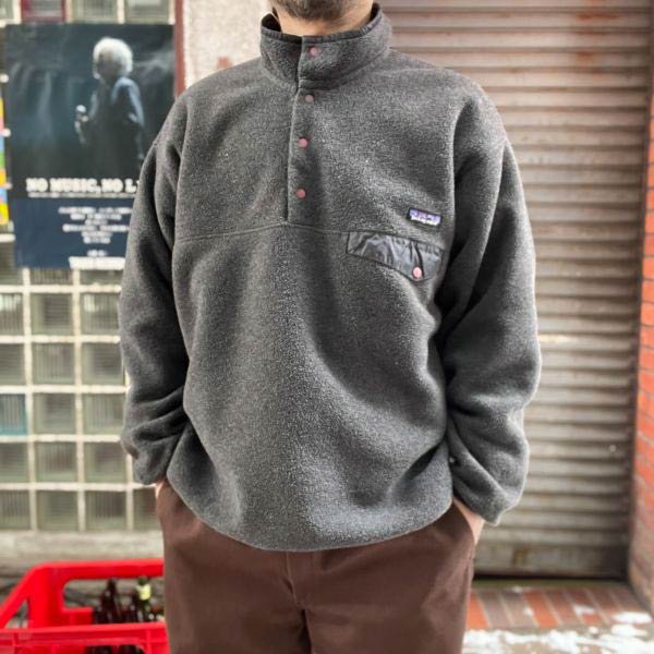 2001年製 patagonia パタゴニア シンチラ フリース スナップT グレー系 