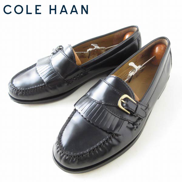 COLE HAAN | コールハーン | キルト ストラップ ローファー 黒 9D 27cm