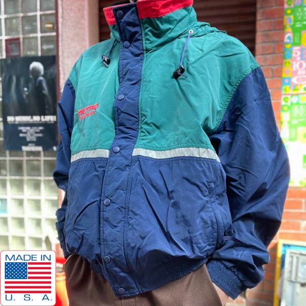 METRO TRANSIT ジャケット XXL 紺×緑 EMPIRE企業物 - 札幌 ビンテージ 古着屋 BRIDGE（ブリッジ） ビンテージ古着  通販サイト | オンラインストア