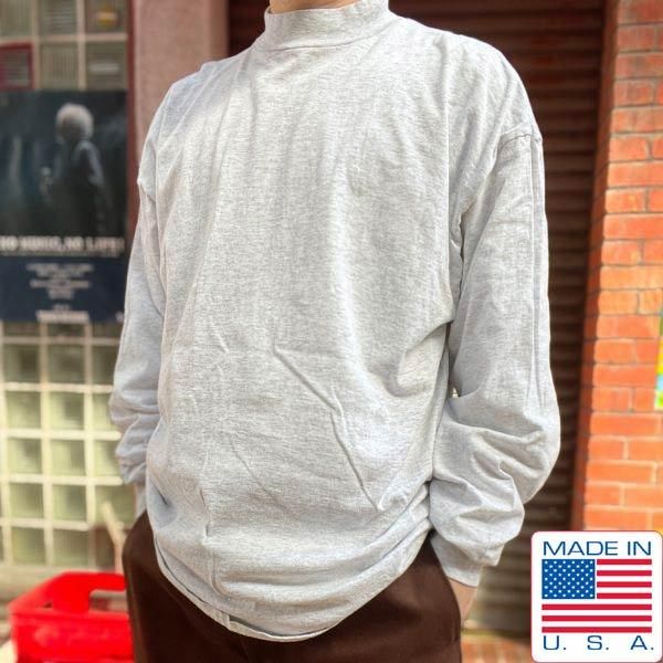 SIGNAL SPORTS モックネック 長袖Tシャツ | XXL 杢グレー系 SIGNAL SPORTS モックネック 長袖Tシャツ | XXL 杢グレー系