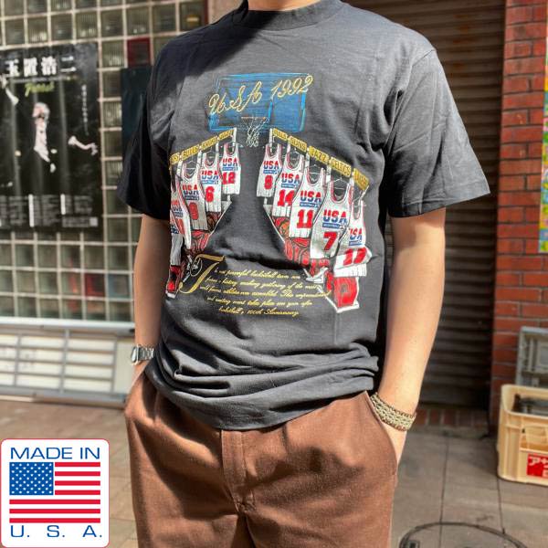 1992年製USA製NBAオリンピックドリームチームTシャツXL - 札幌 ビンテージ 古着屋 BRIDGE（ブリッジ） ビンテージ古着 通販サイト  | オンラインストア