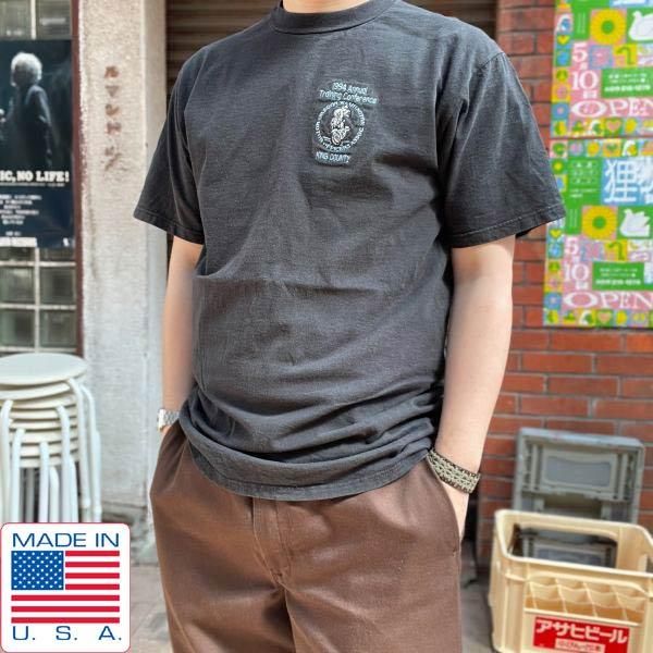 USA製 バイク刺繍 Tシャツ | 黒 L JERZEES D149 - 札幌 USA製 バイク刺繍 Tシャツ | 黒 L JERZEES D149 - 札幌