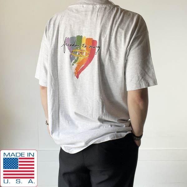 90s USA LGBTQ Ʊ Ⱦµ T ݥ졼 XL إ졼 Hanes µ󥰥륹ƥå ꥫ ӥơ D149