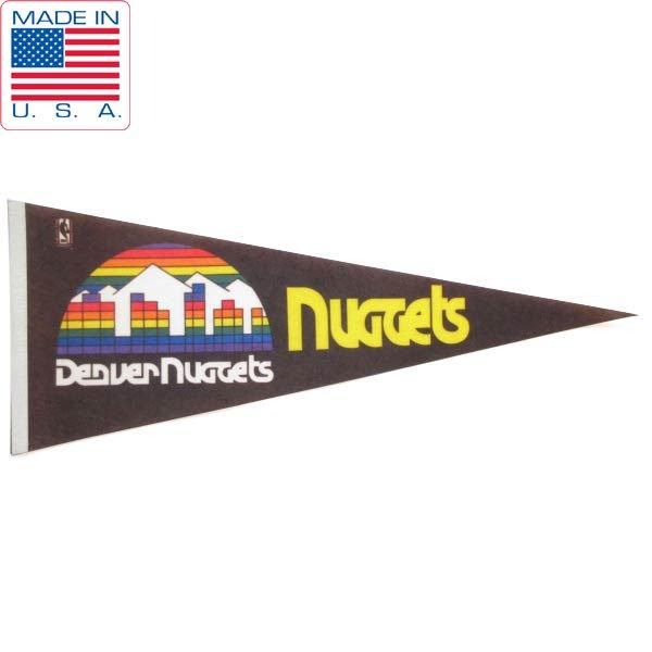 90s USA製 NBA DENVER NUGGETS | チームロゴ ペナント デンバー