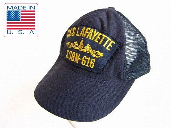 USS LAFAYETTE SSBN-616 | 米軍 ビンテージメッシュキャップ