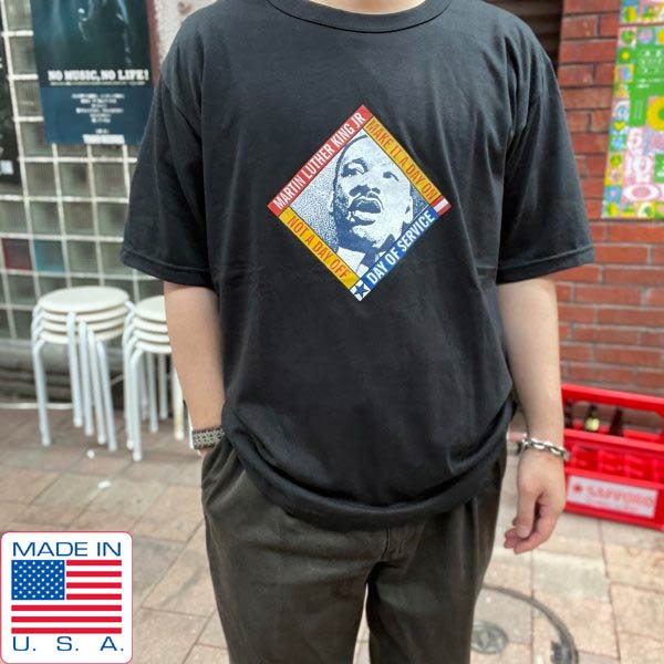 新品USA製キング牧師半袖Tシャツ|黒Lサイズ - 札幌 ビンテージ 古着屋 BRIDGE（ブリッジ） ビンテージ古着 通販サイト | オンラインストア