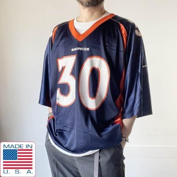 90s USA NIKE ʥ NFL BRONCOS ե ॷ L DAVIS ϡߥ󥸷 T ꥫ ӥơ D144