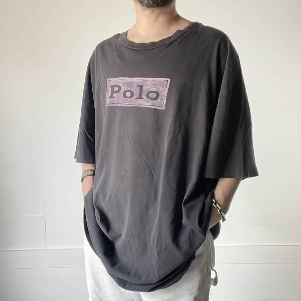 90s Polo ݥ ե ץ ȾµT  4XL ӥå ӥå륨å 礭 D144