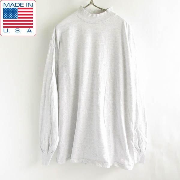 90s GAP オールドギャップ ツートンモックネック長袖Tシャツ ロンT 無地 90s GAP オールドギャップ ツートンモックネック長袖Tシャツ