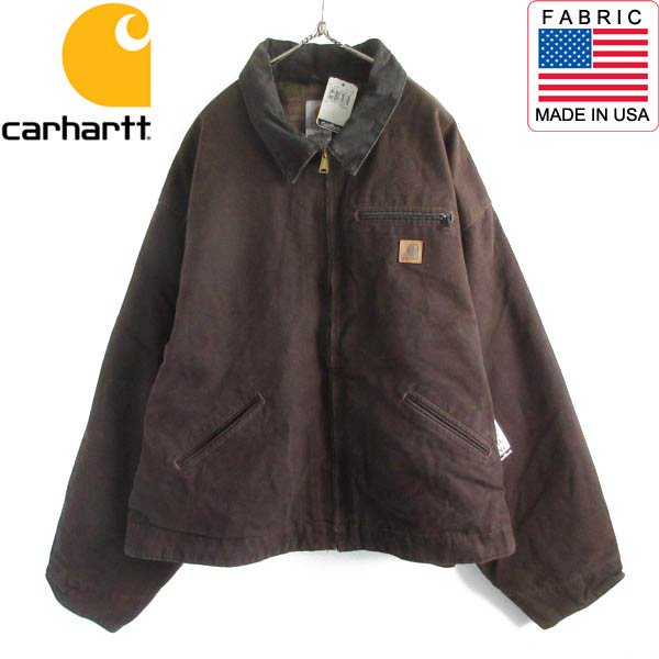  00s carhartt ǥȥ 㥱å DKB 5XL ֥饦 ɥȡ ϡ ǥåɥȥå ӥơ D150