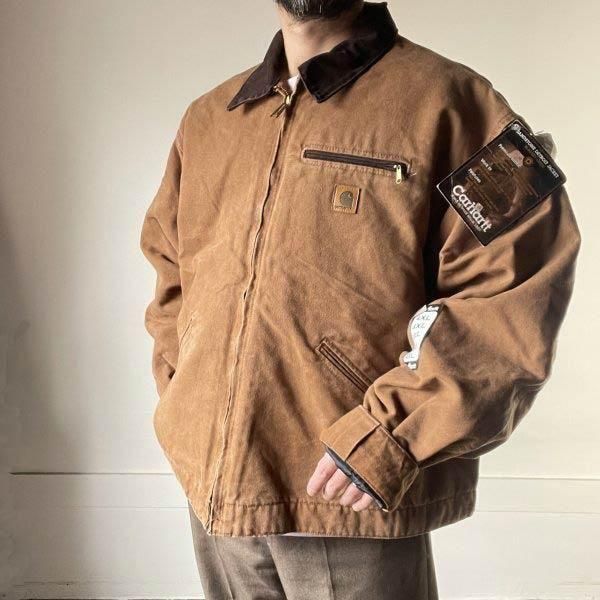 新品 00s carhartt デトロイト 4XL | ブラウン ジャケット - 札幌