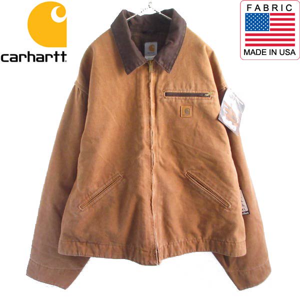  00s carhartt ǥȥ 㥱å BRN 4XL ֥饦 ɥȡ ϡ ǥåɥȥå ӥơ D150