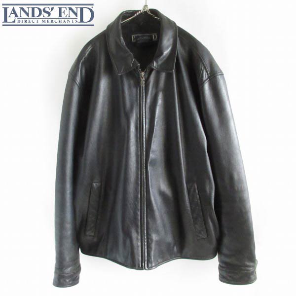 90s LANDS'END 硼  쥶 㥱å  L 󥺥 ֥å ץ ֥륾 ӥơ D150