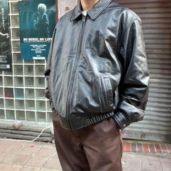 the bridge レザージャケット ワークブルゾン ビンテージ 00s XL - 札幌 ビンテージ 古着屋 BRIDGE（ブリッジ） ビンテージ
