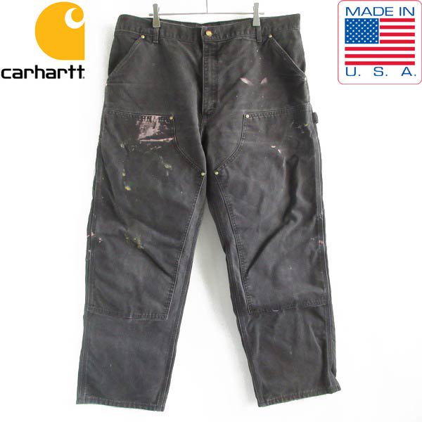  90s USA carhartt B01 ڥ å ֥ˡ ڥ󥿡ѥ ե ֥å W40 L30  ϡ D150