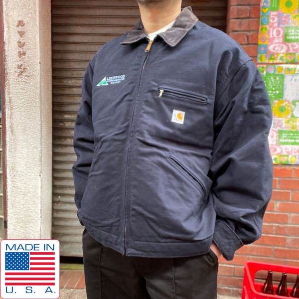 Ʊ USA carhartt J01 DNY ǥȥ 㥱å  54R ͥӡ 쥢顼 ӥå ꥫ D150