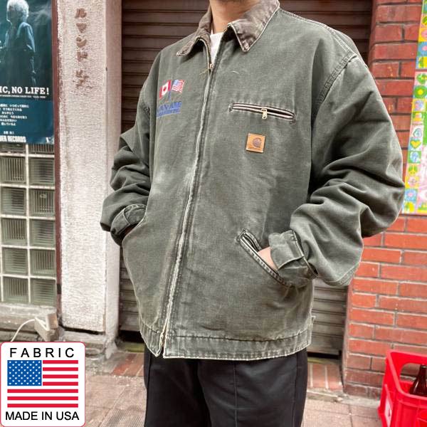 00s carhartt J97 MOS ǥȥ 㥱å XL-TALL ե ⥹ ʪ ɥȡ ϡ ӥơ D150