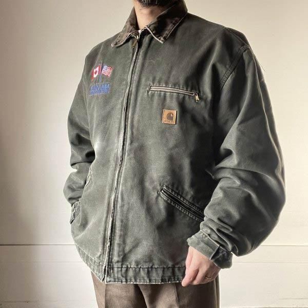 00s carhartt J97 MOS ǥȥ 㥱å XL-TALL ե ⥹ ʪ ɥȡ ϡ ӥơ D150