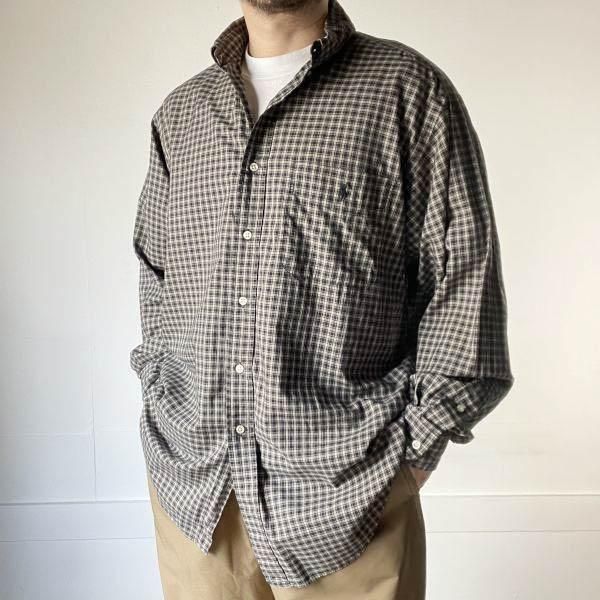 90s ե CLASSIC FIT ܥ å Ĺµ L Polo ӥơ D150