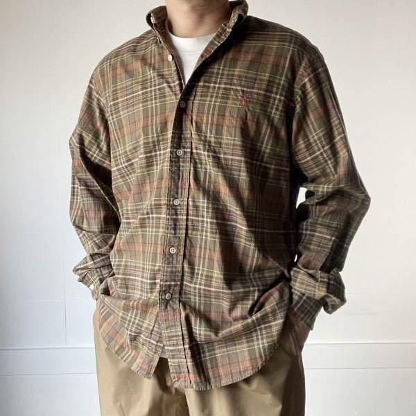 90s ե CLASSIC FIT ܥ  M å Ĺµ ݥˡɽ Polo ӥơ D150