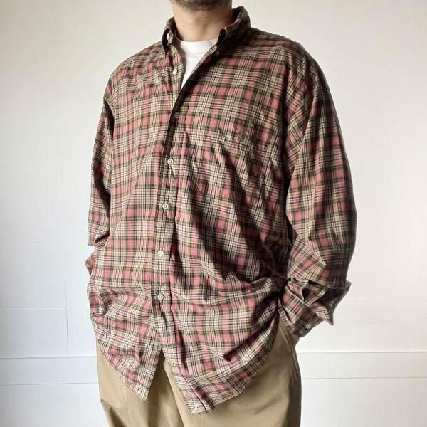 90s ե CLASSIC FIT ܥ  L å Ĺµ ҥݥ ݥˡɽ Polo ӥơ D150