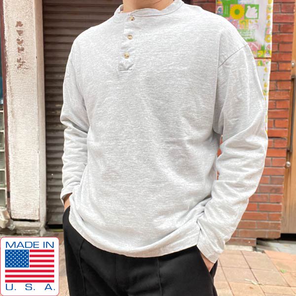 90s USA anvil COTTON DELUXE إ꡼ͥå ĹµT L ݥ졼 ꥫ ӥơ D150