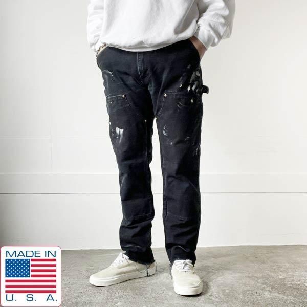 カーハート|ダックダブルニー黒 - 札幌 ビンテージ 古着屋 BRIDGE