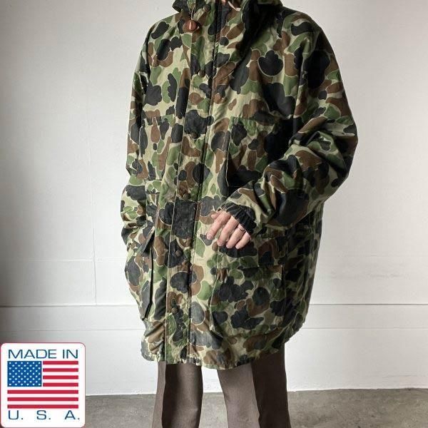 希少 70s Eddie Bauer 黒タグ ダックハンターカモ レインパーカー 希少 70s Eddie Bauer 黒タグ ダックハンターカモ レインパーカー