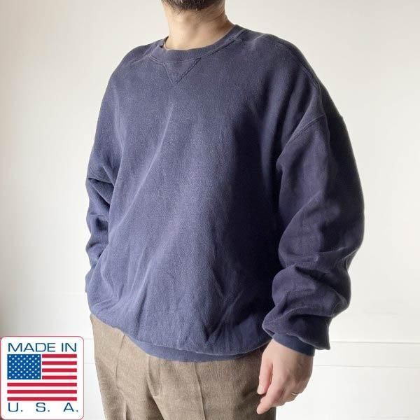 RUSSELLパーカー古着カレッジロゴ短丈ネイビーXXLイエロ配色unisex RUSSELLパーカー古着カレッジロゴ短丈ネイビーXXLイエロ配色unisex