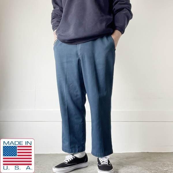 80s USA Dickies ǥå 874 ѥ W35 ֥롼 ꥫ ӥơ D151