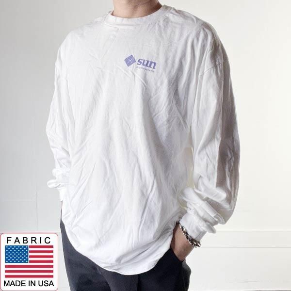 90s-00s Sun microsystems ɥХ ξ̥ץ Ĺµ T  XXL ITʪ T ۥ磻 ӥơ D151