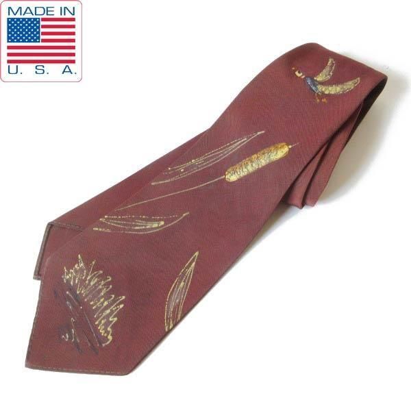 40s USA製 ペイント ネクタイ | ビンテージ ロカビリー - 札幌