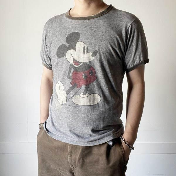 80s ミッキー リンガーTシャツ | ビンテージ ディズニー - 札幌