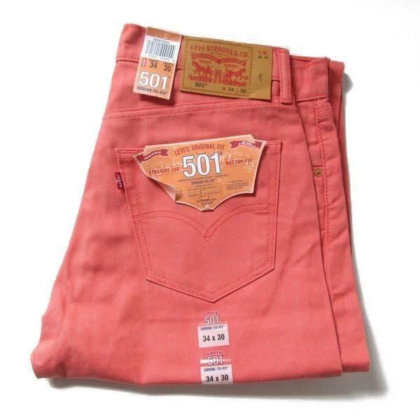  Levi's ꡼Х501  顼ǥ˥  ԥ󥯷 W34 L30 ꥸå ǥ˥ ǥåɥȥå D152