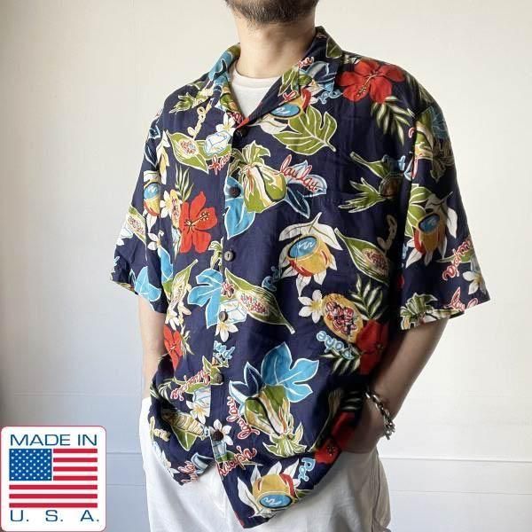 USA Hilo Hattie ܥ˥ 졼 Ⱦµ    XL ͥӡ ϥ磻 ꥫ D152