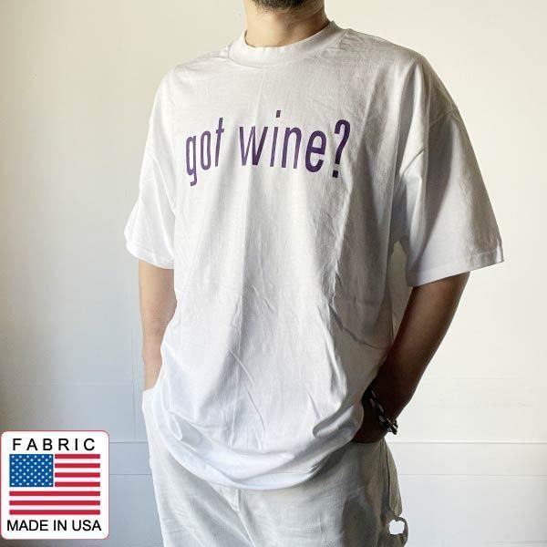  90s got wine? Ⱦµ T  XL ѥǥ ۥ磻 إ ӡեT 90ǯ ӥơ ǥåɥȥå D152