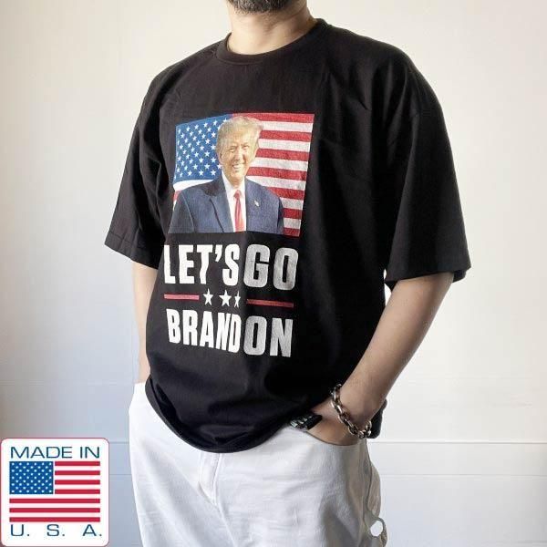  USA ȥ LET'S GO BRANDON Ⱦµ T  XL ꥫ ̤ ǥåɥȥå D152