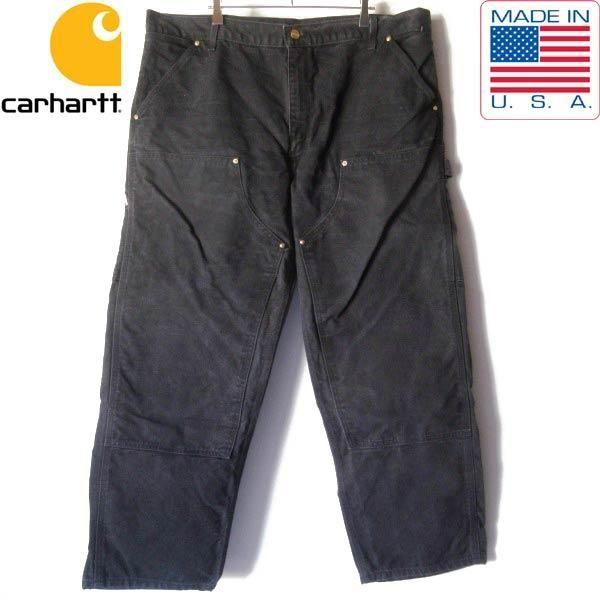 90s USA carhartt å ֥ˡ ڥ󥿡ѥ ե ֥å W41 L29 ϡ  ӥơ D152