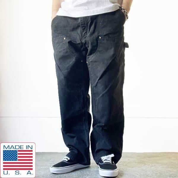 90s USA carhartt å ֥ˡ ڥ󥿡ѥ ե ֥å W41 L29 ϡ  ӥơ D152