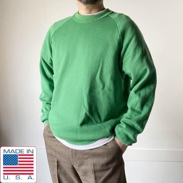 ARTEX 70s〜80s ラグランスリーブ　スウェット　USA 70s 80s 70年代 80年代 パーカー 緑 グリーン アメリカ製 アー