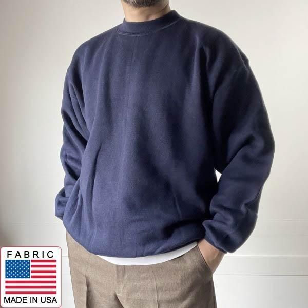 60s ビンテージ US NAVY 染み込み ラグラン スウェット 実物 L位 60s Fade Navy Vintage Sweat Shirt 60年代 ナス紺 ビンテージ
