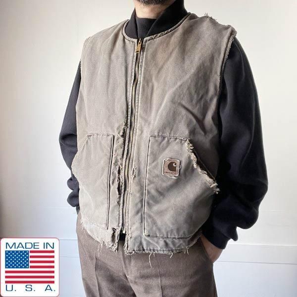 2000ǯ USA carhartt ϡ å ٥ XL  ᡼ եɥ顼 00s ꥫ ӥơ D152